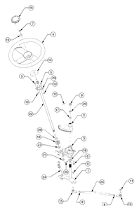 Part Location Diagram of 919-04079 MTD Hsg asm-steering 2000